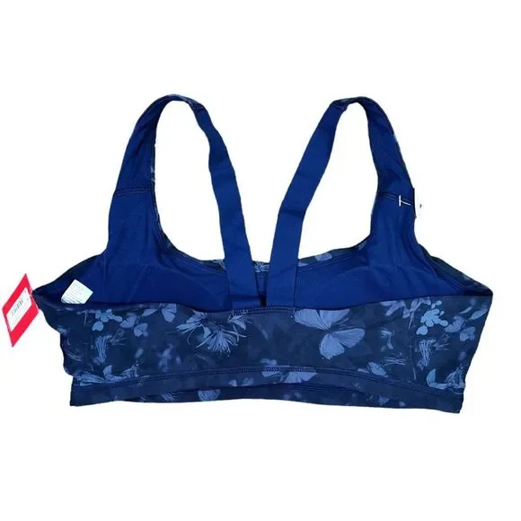 SPANX Midnight Garden Print Low Impact Sports Bra - Size Large - Picture 4 of 7